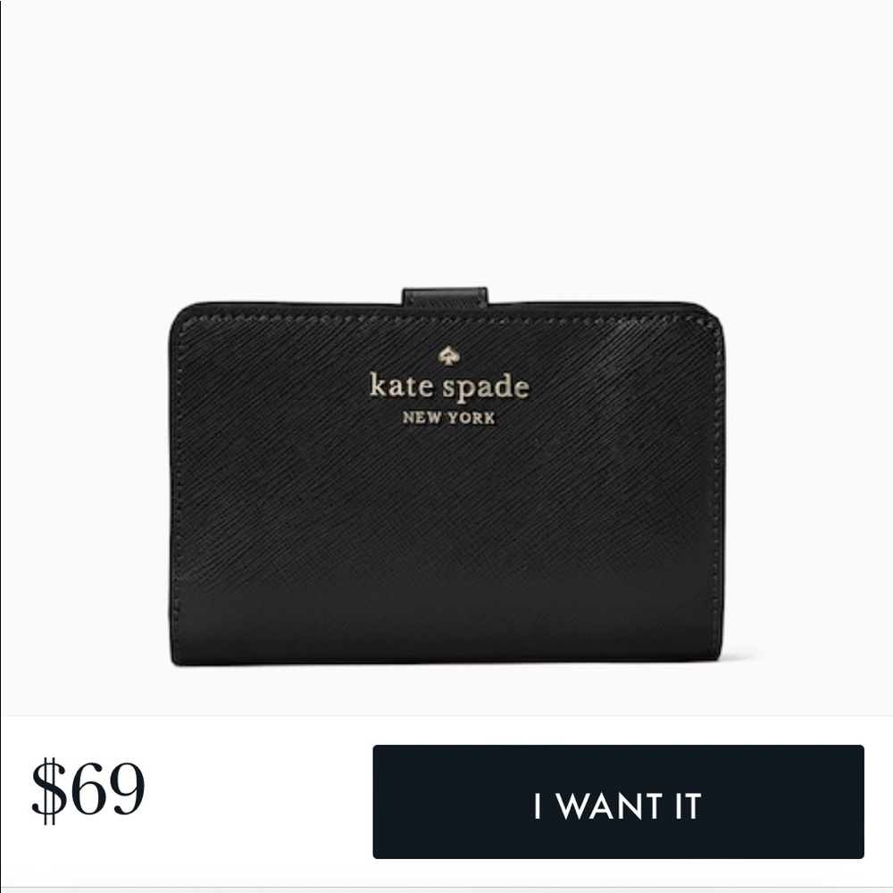 Kate Spade Grove Street Tellie Wallet, Black